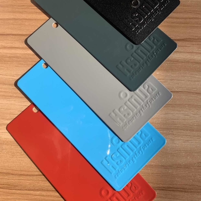 TGIC/TGIC Free Ral 9005 Black Epoxy Polyester Thermoset Powder Coating لخصائص الحماية