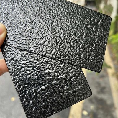 طلاء مسحوق فضي أسود مع نسيج المطرقة لتطبيقات الرش الكهربائي الستاتي في تخصيص اللون ومقاوم للتآكل ومقاوم للأشعة فوق البنفسجية